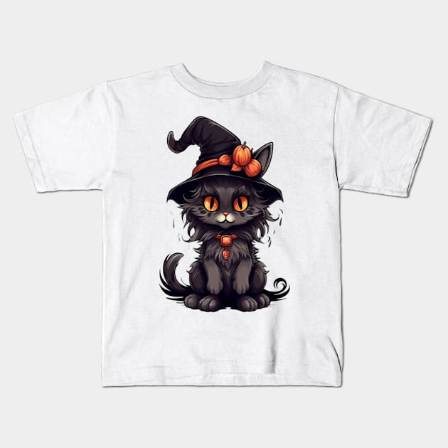 Halloween Good Luck Kids T-Shirt by FabRonics